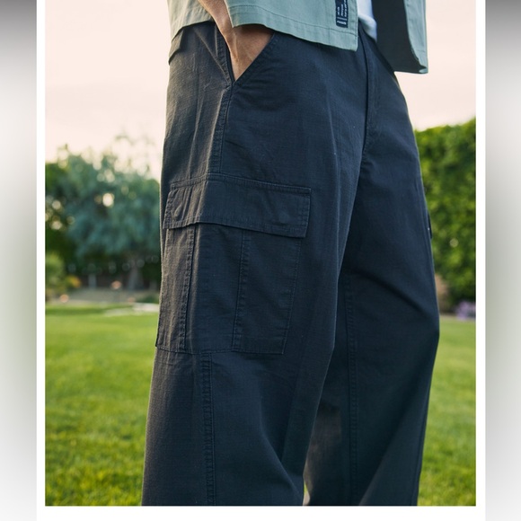 RSQ by Tillys Mens Loose Cargo Pants - black 28 x 30 - Picture 13 of 13